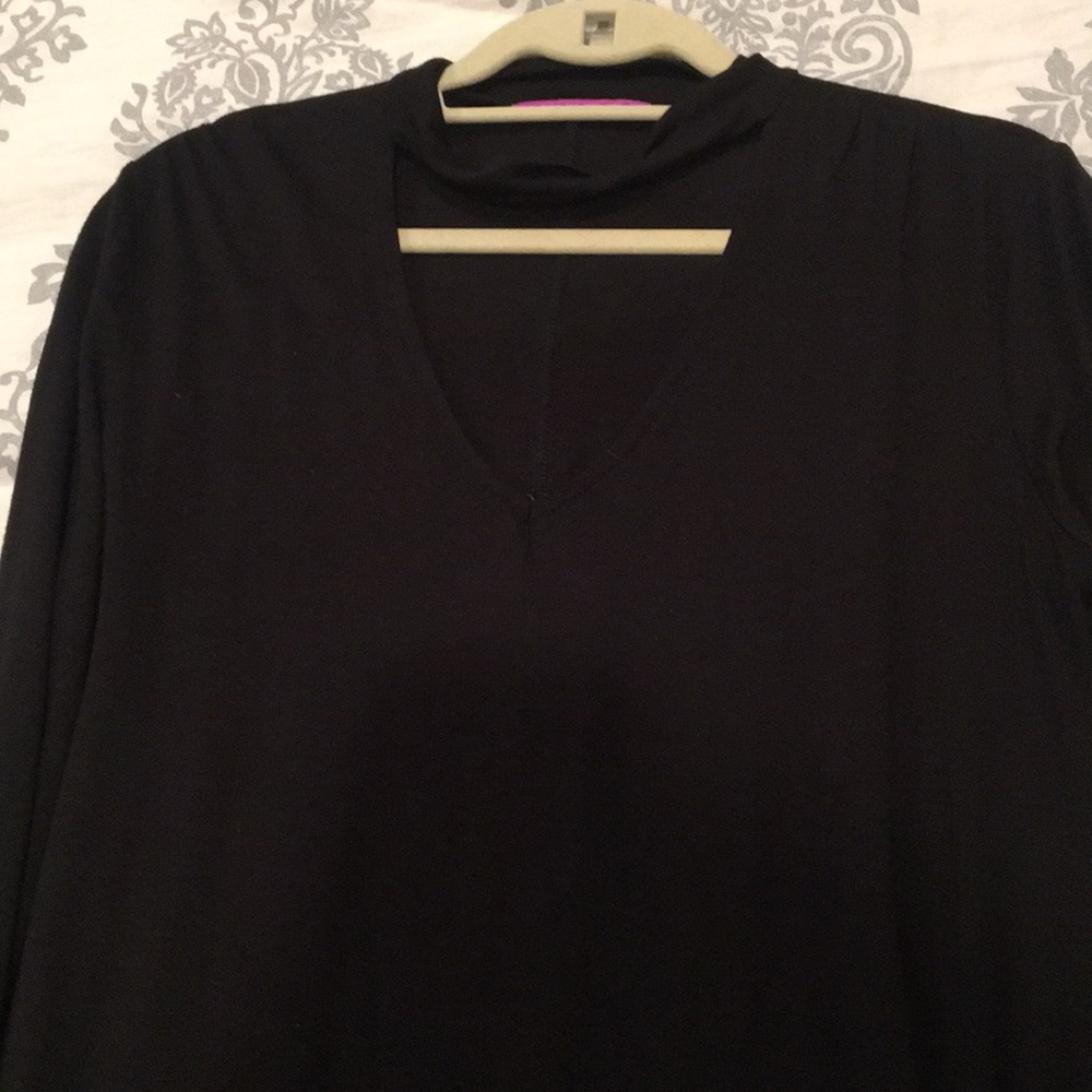 Black long sleeve nicer top